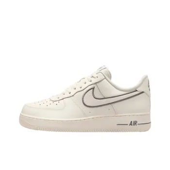 Nike Air Force 1 Anti Slip Wear Resistant Low Top Skateboard Shoes Men's Beige