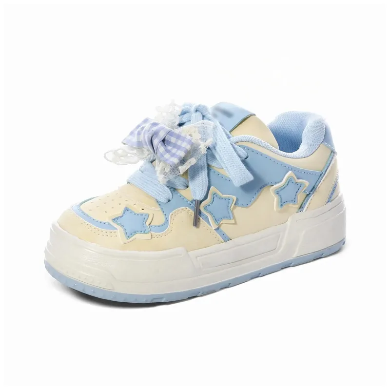 KAAVER OTTO Skateboard Shoes Women's Low Top White-7
