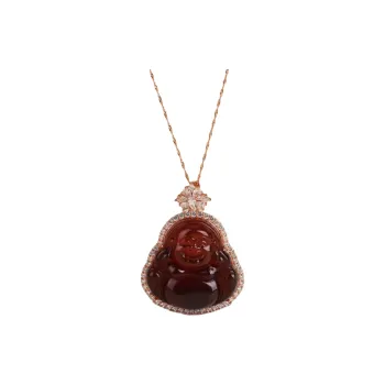 Xifeng Building Amber Necklaces Unisex