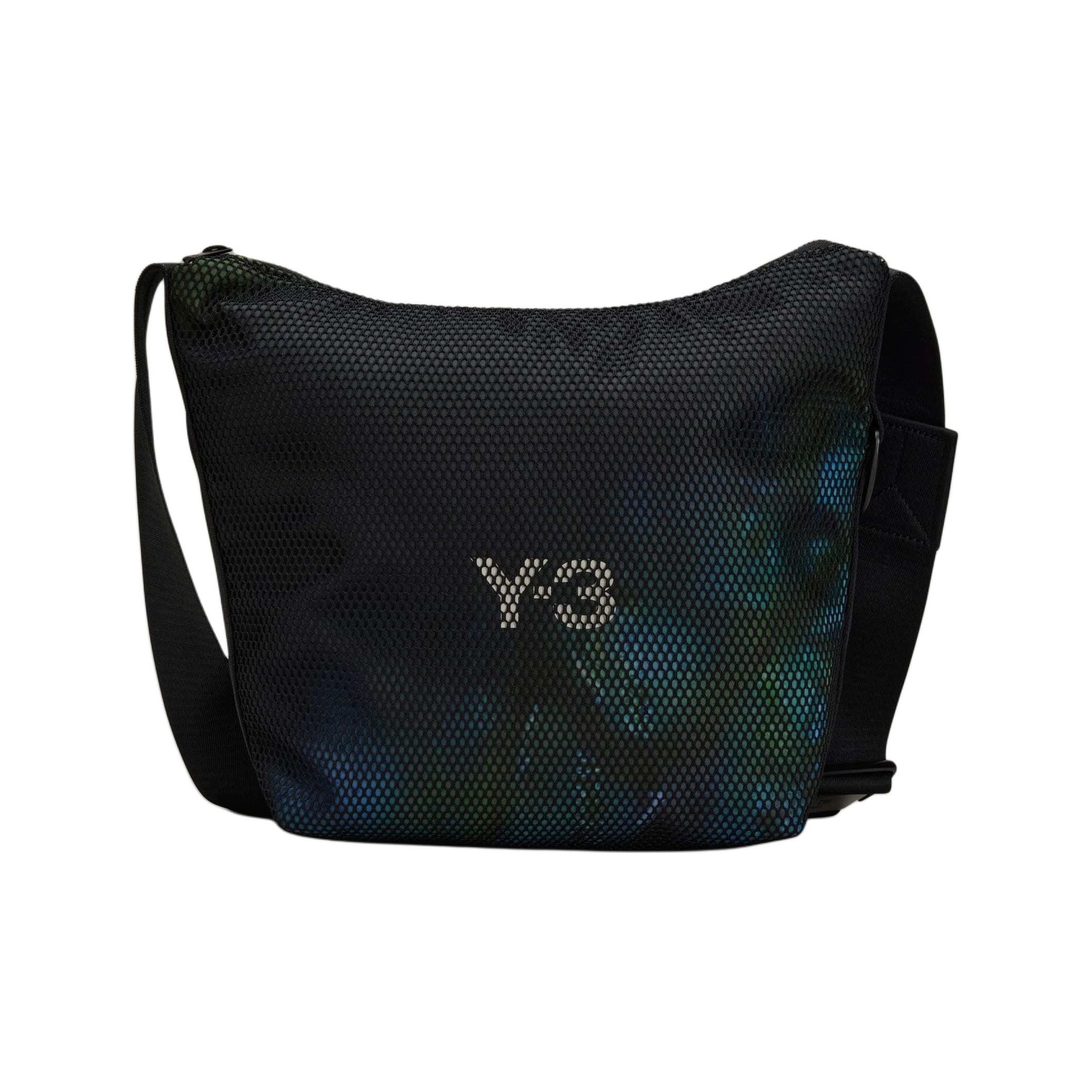 Adidas Y-3 Logo Patch Black Shoulder Bag Side Bag Crossbody