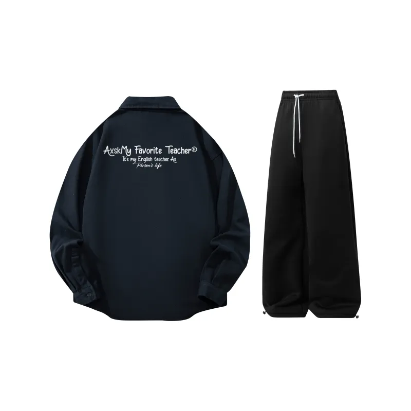 A.X.S.K Shirt Matching Set Unisex-1