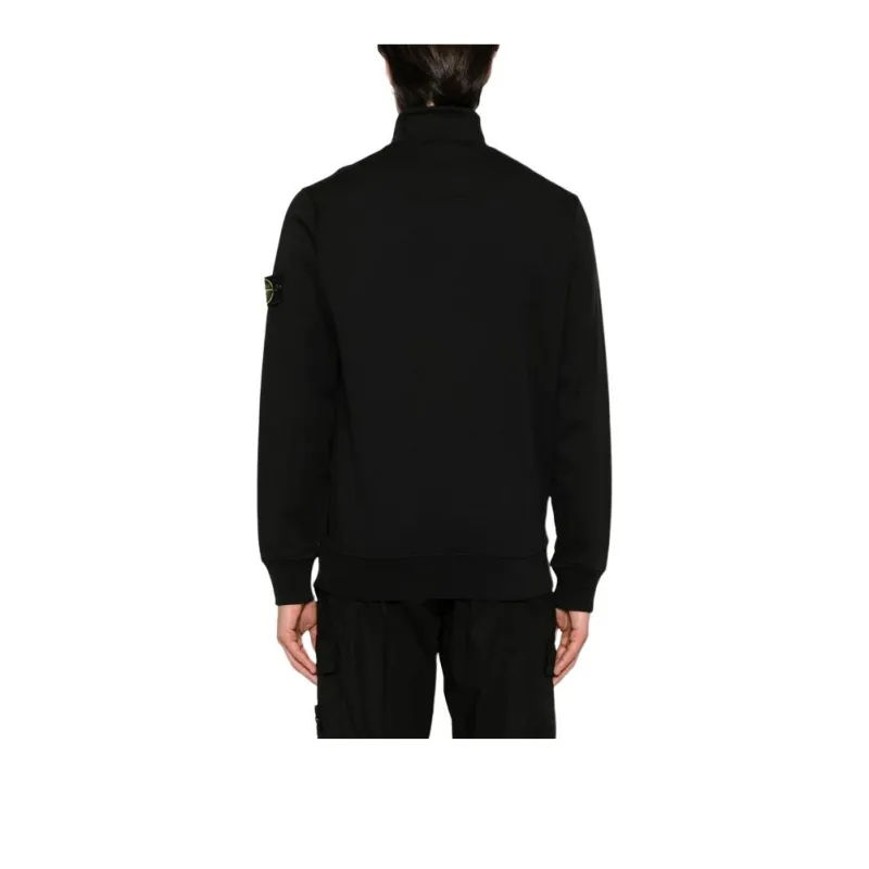 STONE ISLAND Logo Patch High Neck Sweatshirt-1