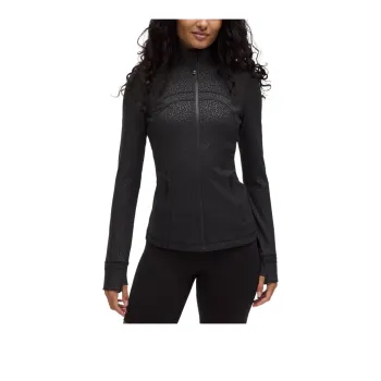 Lululemon Define SS25 Jackets Coats Women's Leopard Print Daisy Relief Black