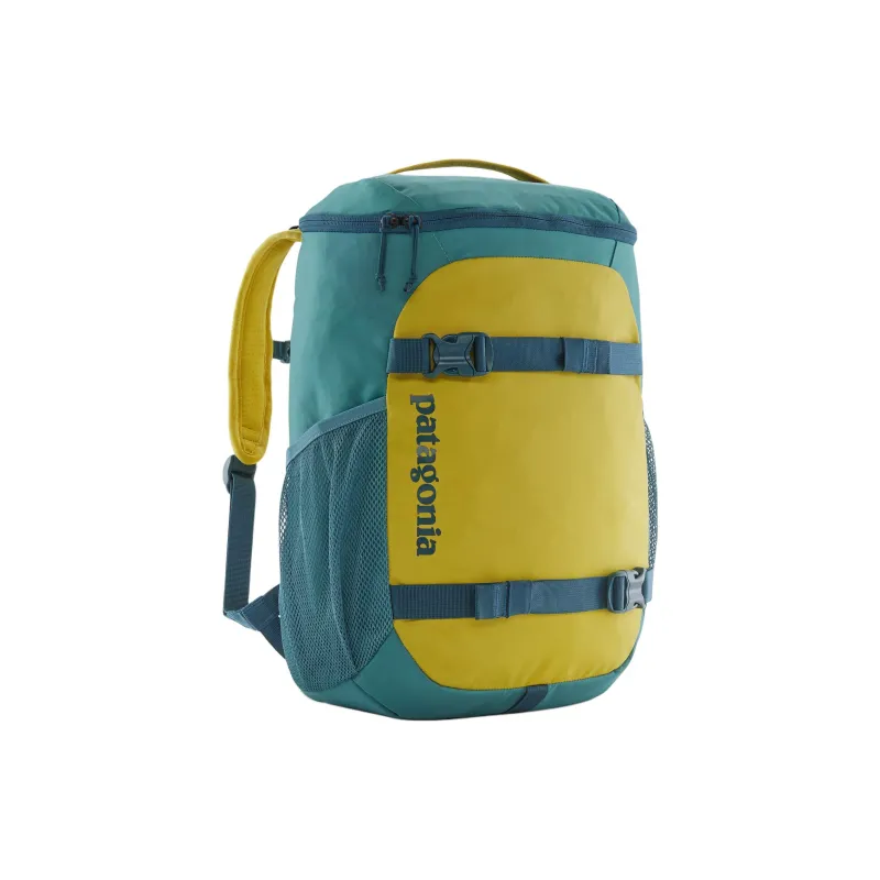 Patagonia Polyester Backpack Unisex Wetland Blue & Yellow-0