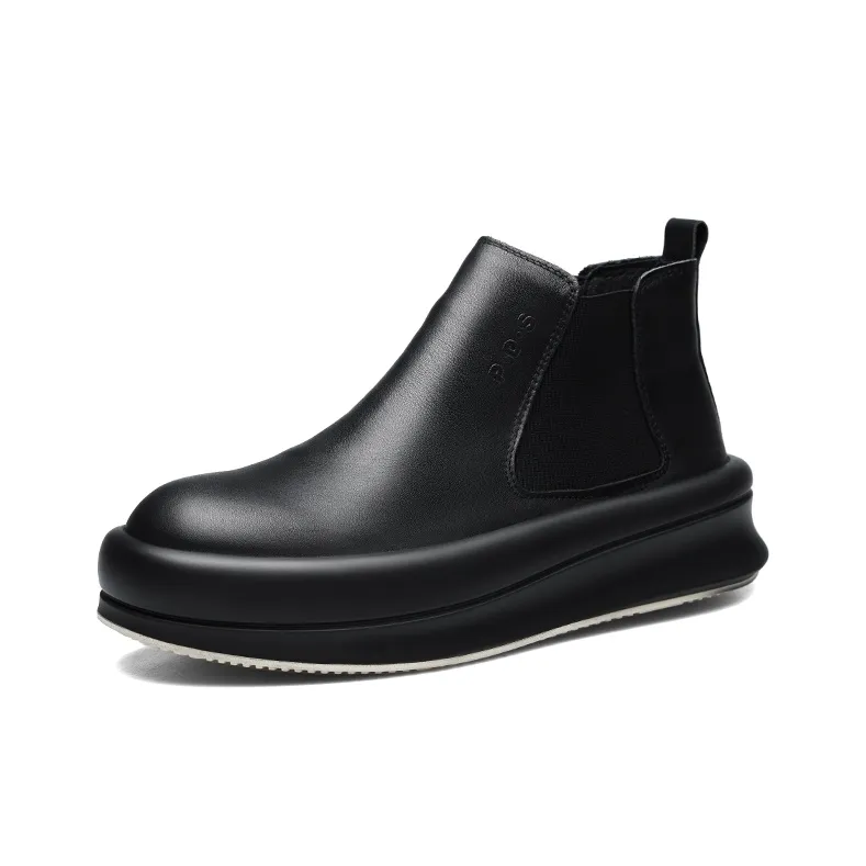 PARDASAUL Short Chelsea Boots Men's Black-1