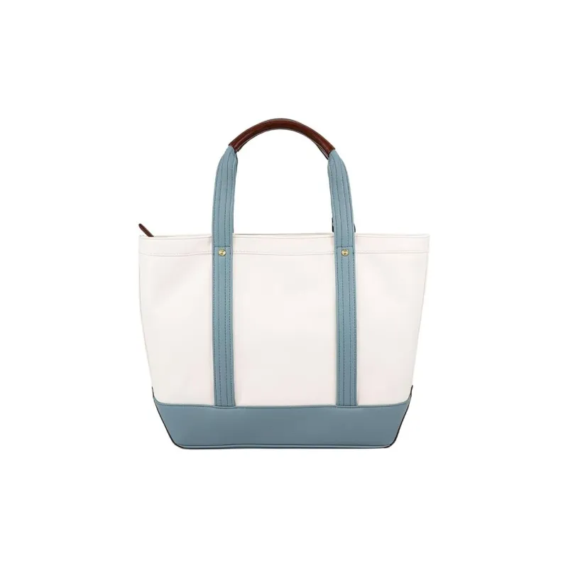 BEVERLY HILLS POLO CLUB Polyurethane Handbag Women's White & Light Blue-2