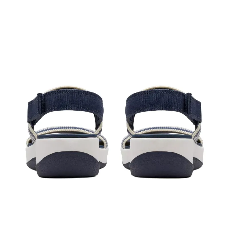 Clarks Arla Stroll Strap Sandals 4cm Women's Blue-4