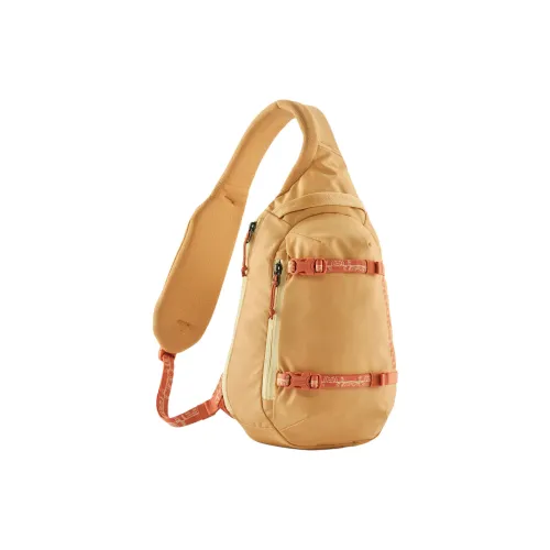 Patagonia Polyester Sling Bag Unisex Ginger Yellow
