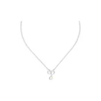 DIOR Metal Necklaces Women's Silver