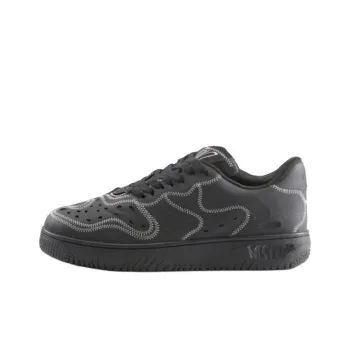 MSCHF Super Normal Nanzuka Low Top Skateboard Shoes Unisex Black