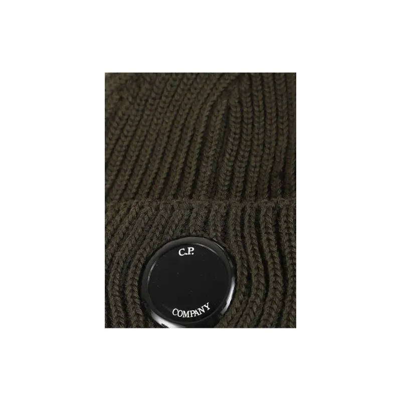 C.P.Company Lens Detailed Turn Up Hem Beanie-5