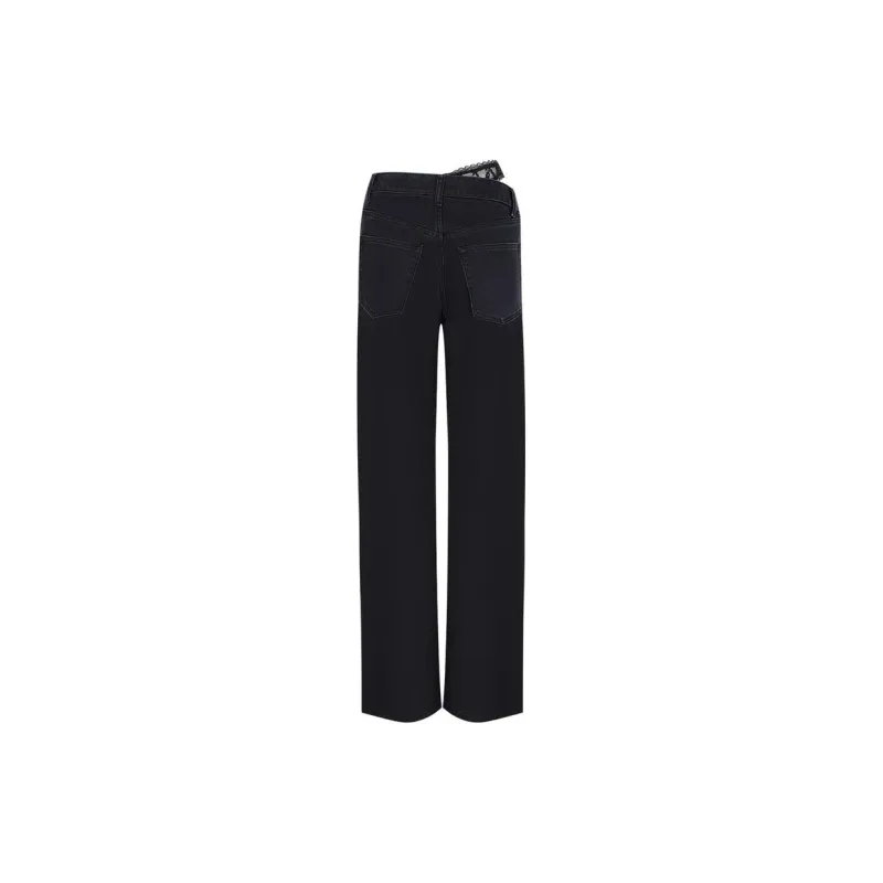 Alexander Wang Dip Side Lace Undie Jeans-1