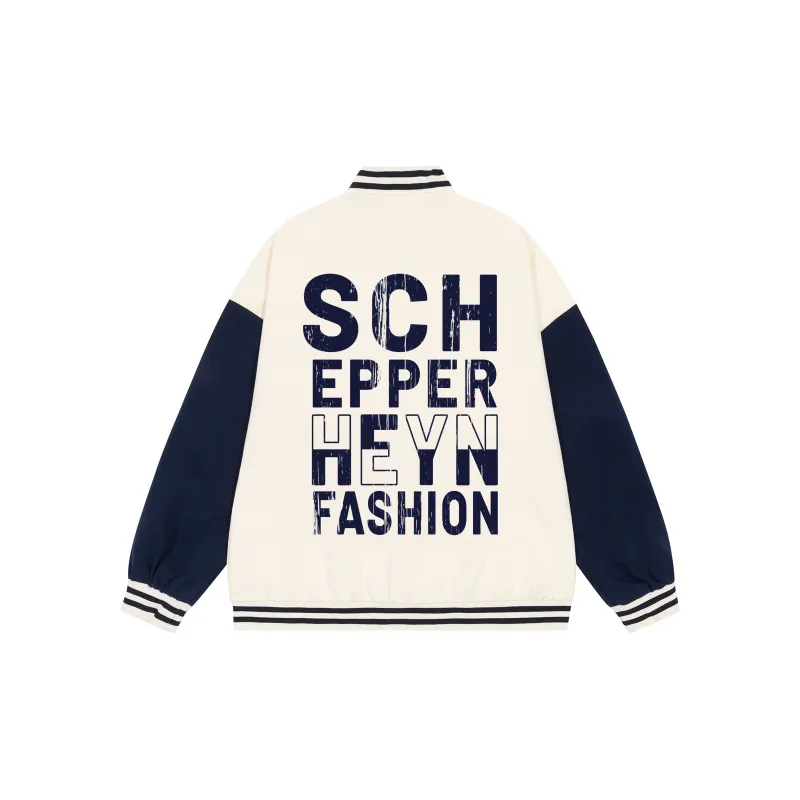 SCHEPPERHEYN Baseball Jacket Unisex Beige-1