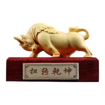 Finger Carpenter Boxwood Wooden Ornaments Unisex