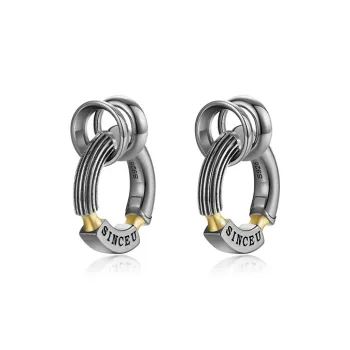 SINCE YOU S925 Silver Clip On Earrings Unisex