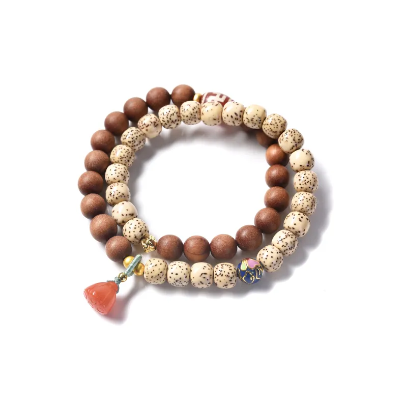 Abby's Wonderland Star Moon Bodhi Seeds Bracelets Unisex-0
