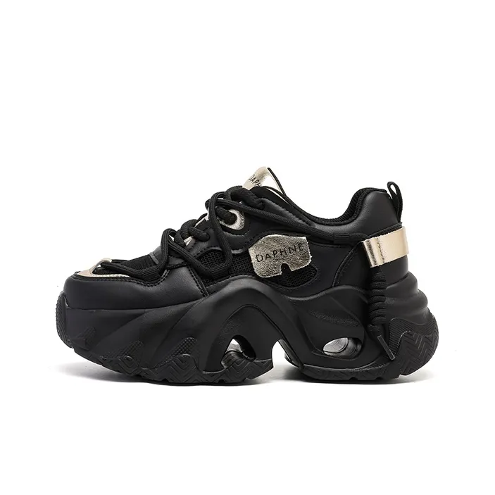 DAPHNE Anti-Slip Wear-Resistant Low-Top Chunky Sneakers Women's-0