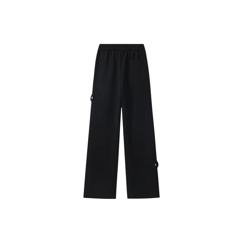 HOKLV Knitted Sports Pants Unisex White Heather Gray-20