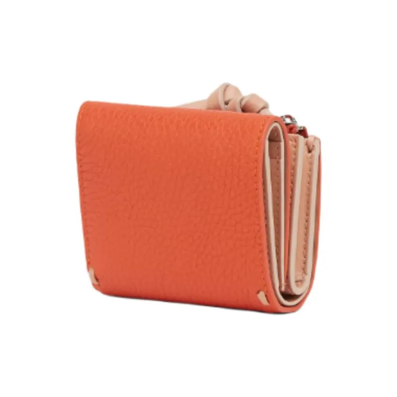 FENDI Cow Leather Wallet Women's Orange-2