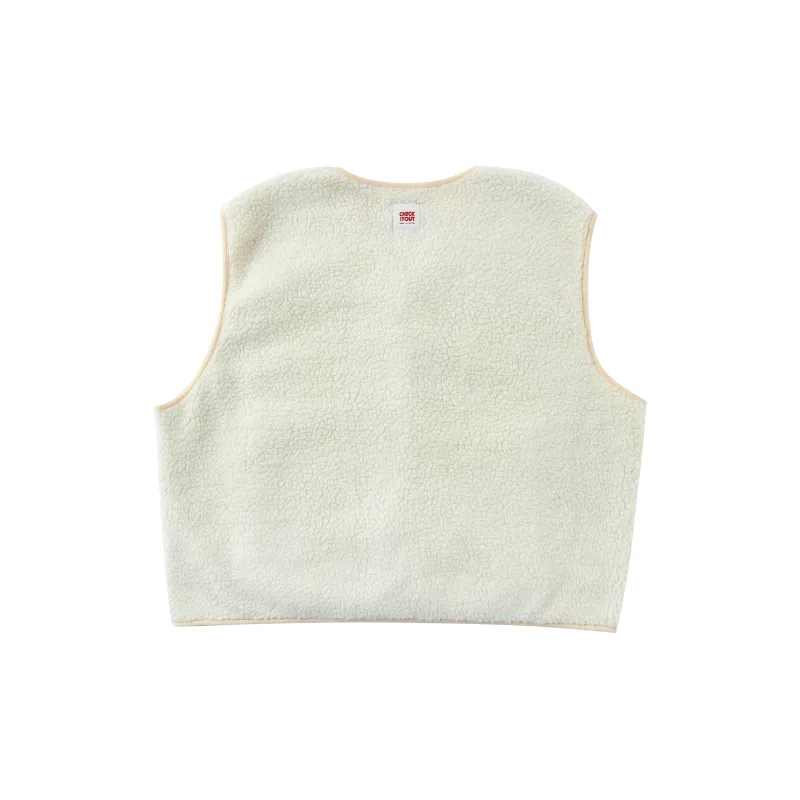 Checkitout Vest Unisex Cloud Ecru-1
