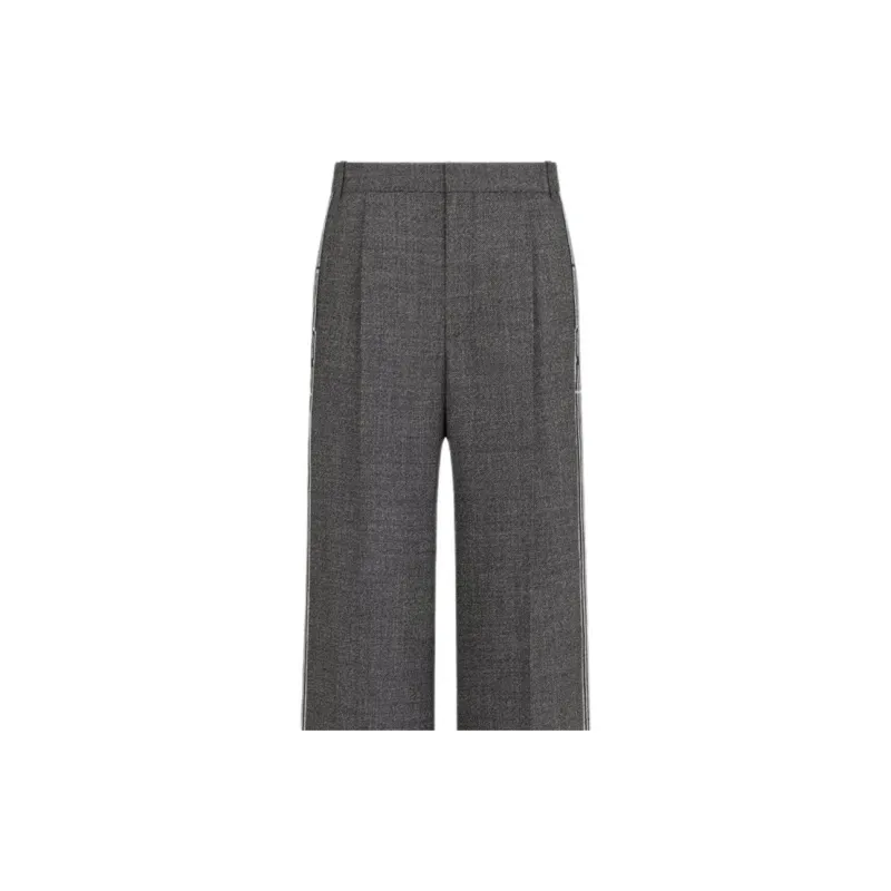 DIOR SS25 Graphique Casual Pants Women's Gray-2