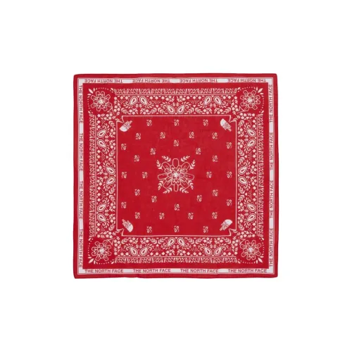 A BATHING APE Fans Scarf Side Big Ape Head Tee Cotton Headwraps Men's Red