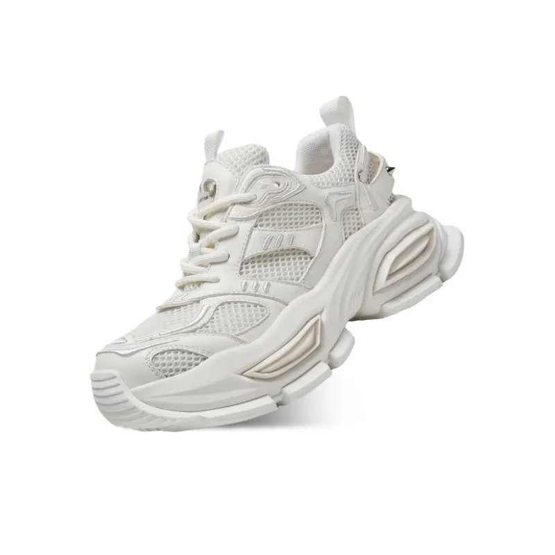 CHERYKALLY Anti-Slip Wear-Resistant Breathable Height Increasing Low-Top Chunky Sneakers Women's-17