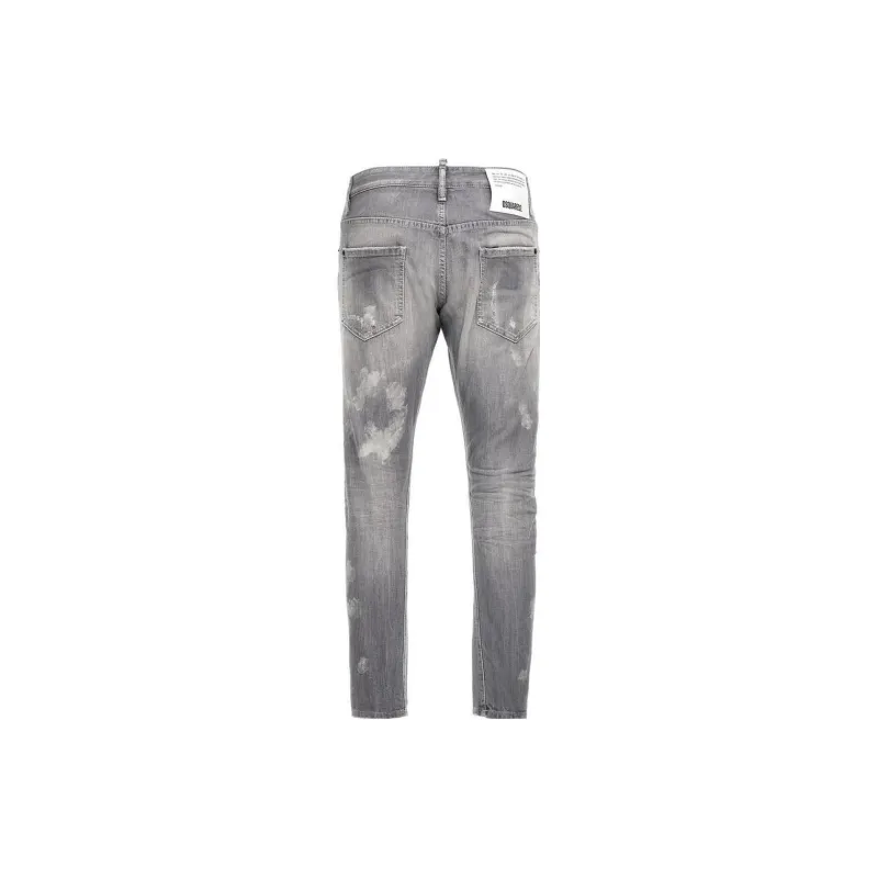 DSQUARED 2 Sexy Twist Straight Leg Distressed Jeans-1