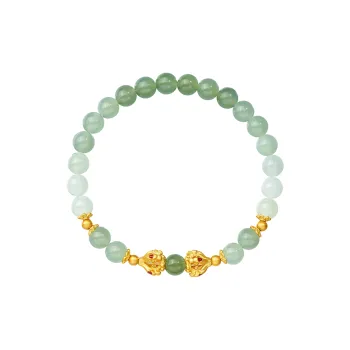 ME LUXE Hetian Jade Bracelets Pale Greenish White Jade Unisex