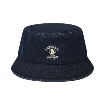 COVERNAT Cotton, Denim Bucket Hats Unisex Blue