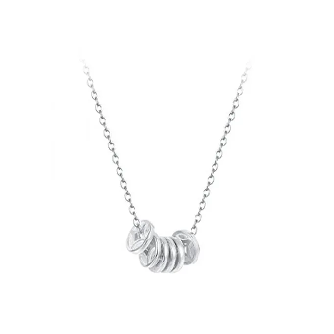 Happy Tide S999 Silver Necklaces Women's-5