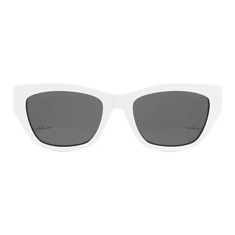 DIOR Acetate Metal Square Sunglasses Women's White-1