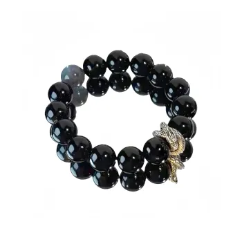 Fengyun Pavilion Obsidian Bracelets Unisex