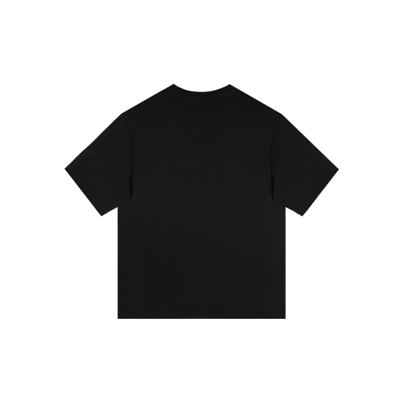 Kepu T-Shirt Unisex Black Print White-1