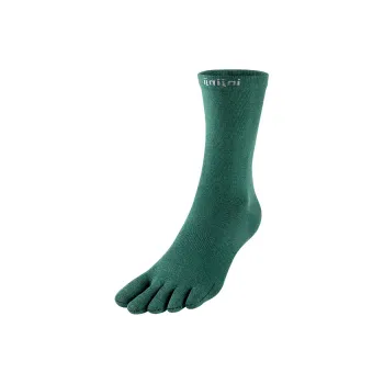 INJINJI Liner Crew Mid-Calf Socks Unisex 1 Pack Dragon Tongue Orchid