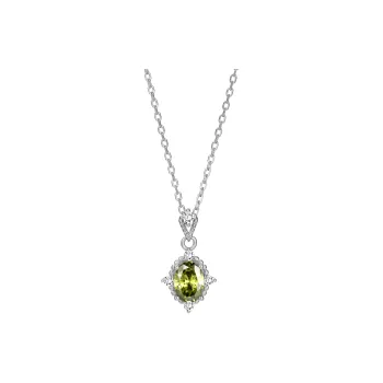 Regalrose 925 Sterling Silver Necklaces Women's Silver