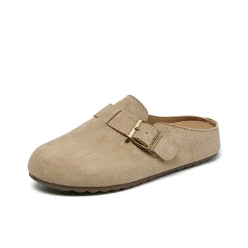 La Chapelle Wrap toe Slippers Women's Khaki