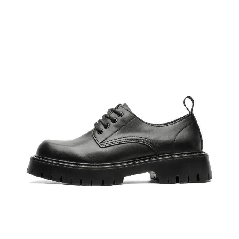 Chi Wolf Derby Shoes Casual Shoes Men's Black-0