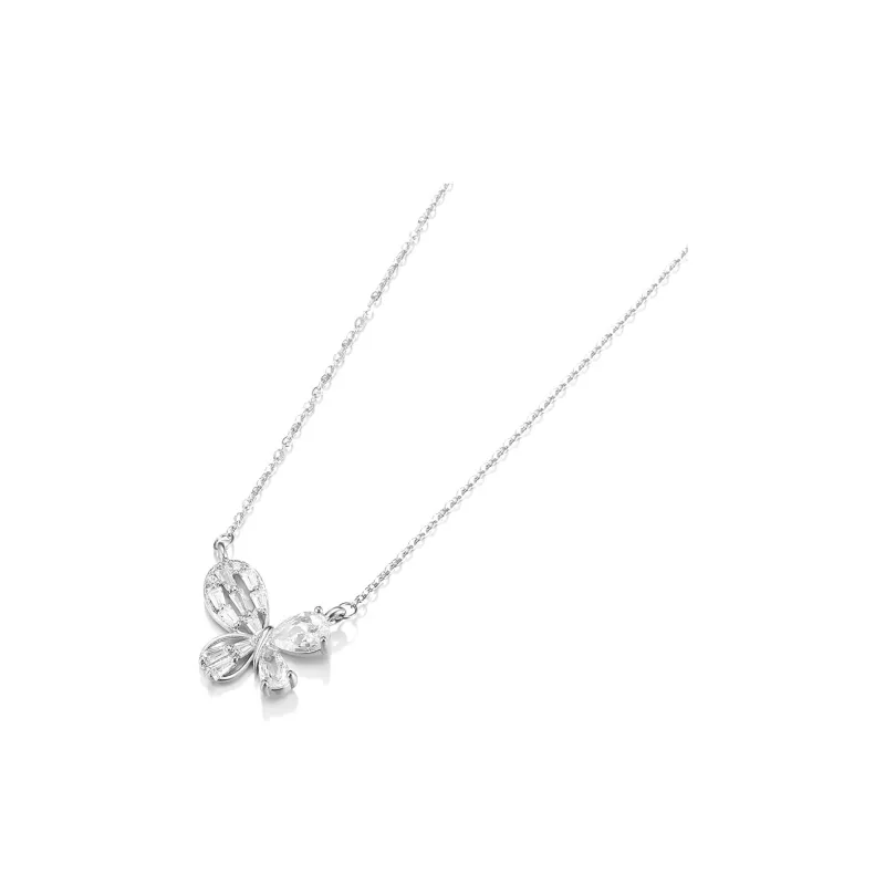 Clect Synthetic Cubic Zirconia Necklaces Women's-1