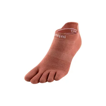 INJINJI Run Lightweight No-Show Ankle Socks Unisex 1 Pack Rust