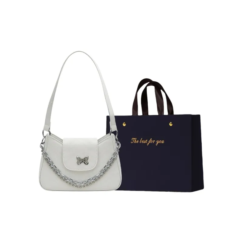 ZUONU PU Shoulder Bag, Crossbody Bag Small Size Women's Ecru/Silver/Light Purple/Black-8