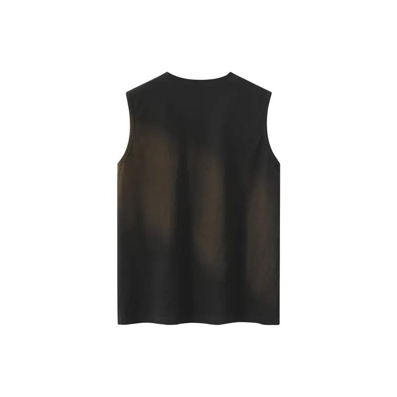 FASTFISH Tank Tops Unisex Beige Apricot-3