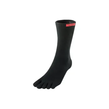 INJINJI Mid-Calf Socks Unisex 1 Pack Black