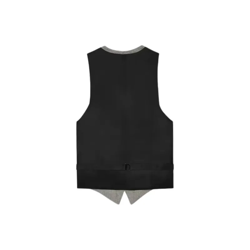 CELINE Vest In Striped Flannel-1