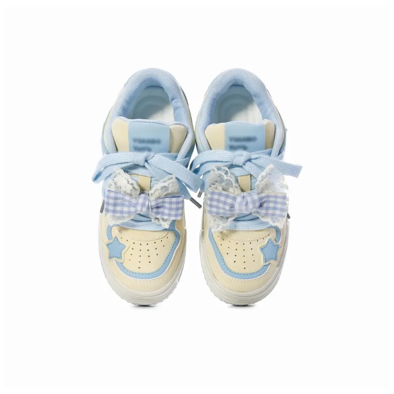 KAAVER OTTO Skateboard Shoes Women's Low Top White-9