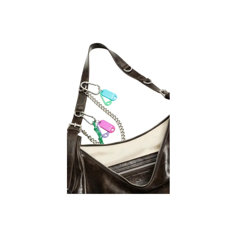 ZARA PU Hobo Bag Shoulder Bag Men's Brown-3