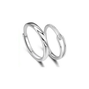 Regalrose 999 Fine Silver Rings Unisex Silver