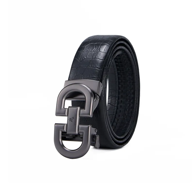 POLOMEISDO High-Quality Top Grain Cow Leather Leather Belts Men's 3.5cm-0