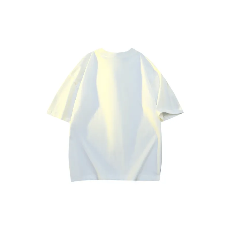 FONDLOOK T-Shirt Unisex Beige Apricot-6