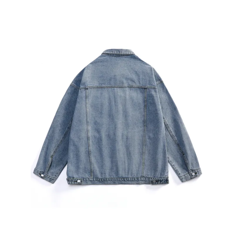 OM NOM Denim Jackets Unisex-10